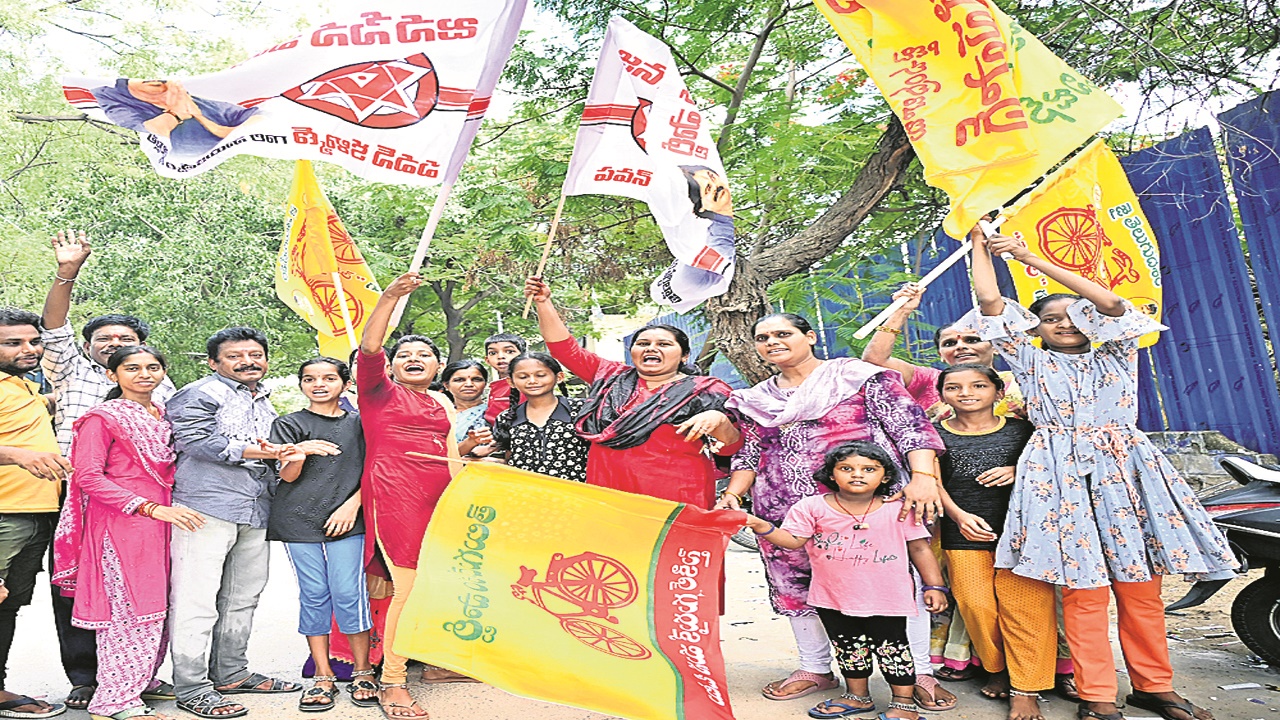 TDP WIN : సైకిల్‌ సునామీ