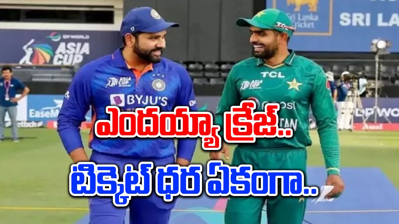 T20 World Cup 2024: ఇండియా vs పాకిస్తాన్ మ్యాచ్ టిక్కెట్ ధర.. తెలిస్తే షాక్ అవుతారు