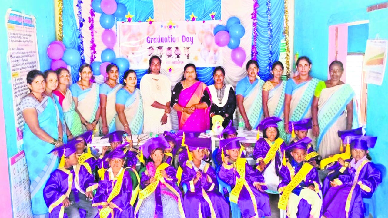 CHILDREN : ‘పిల్లల చదువుకు పునాది అంగనవాడీ’