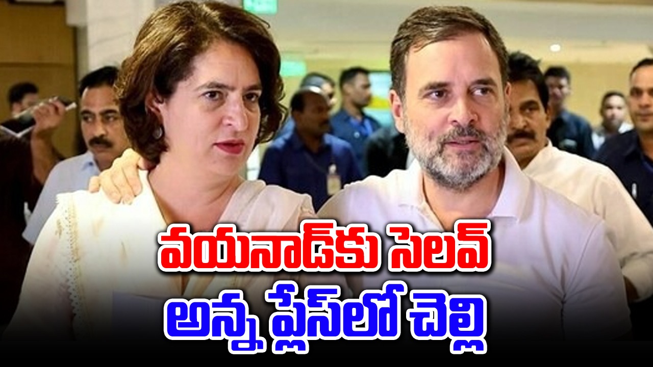 Rahul Gandhi: వయనాడ్‌ను వదులుకున్న రాహుల్.. ఉపఎన్నికల బరిలో ప్రియాంక