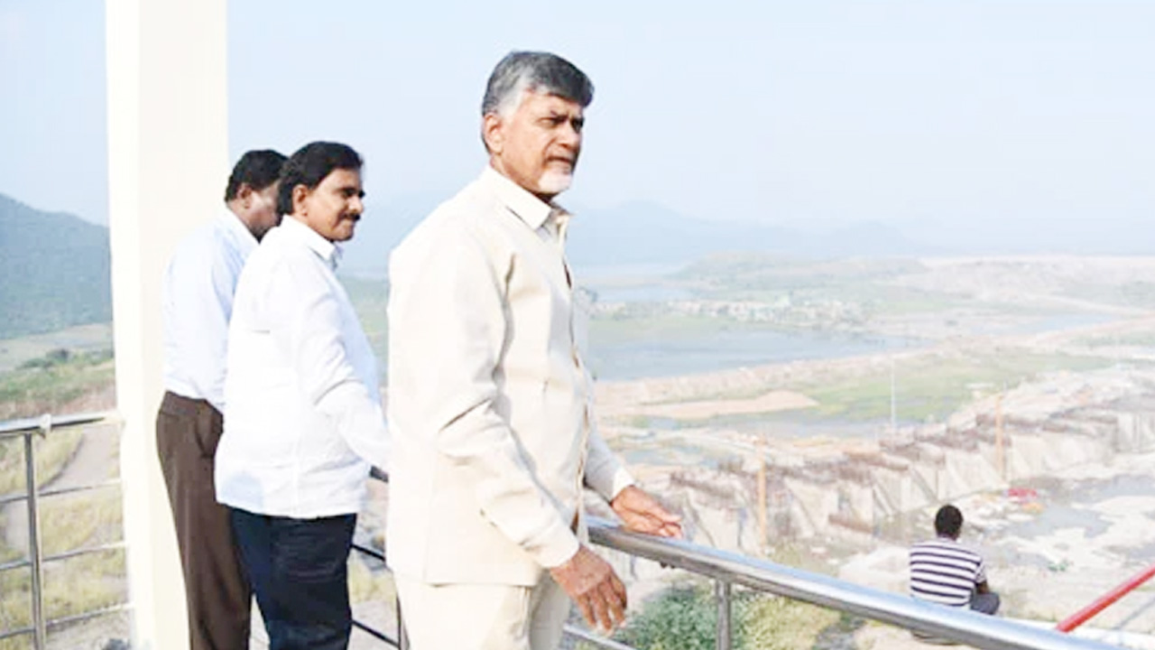 CM Chandrababu: రేపు పోలవరం ప్రాజెక్ట్ సందర్శనకు చంద్రబాబు