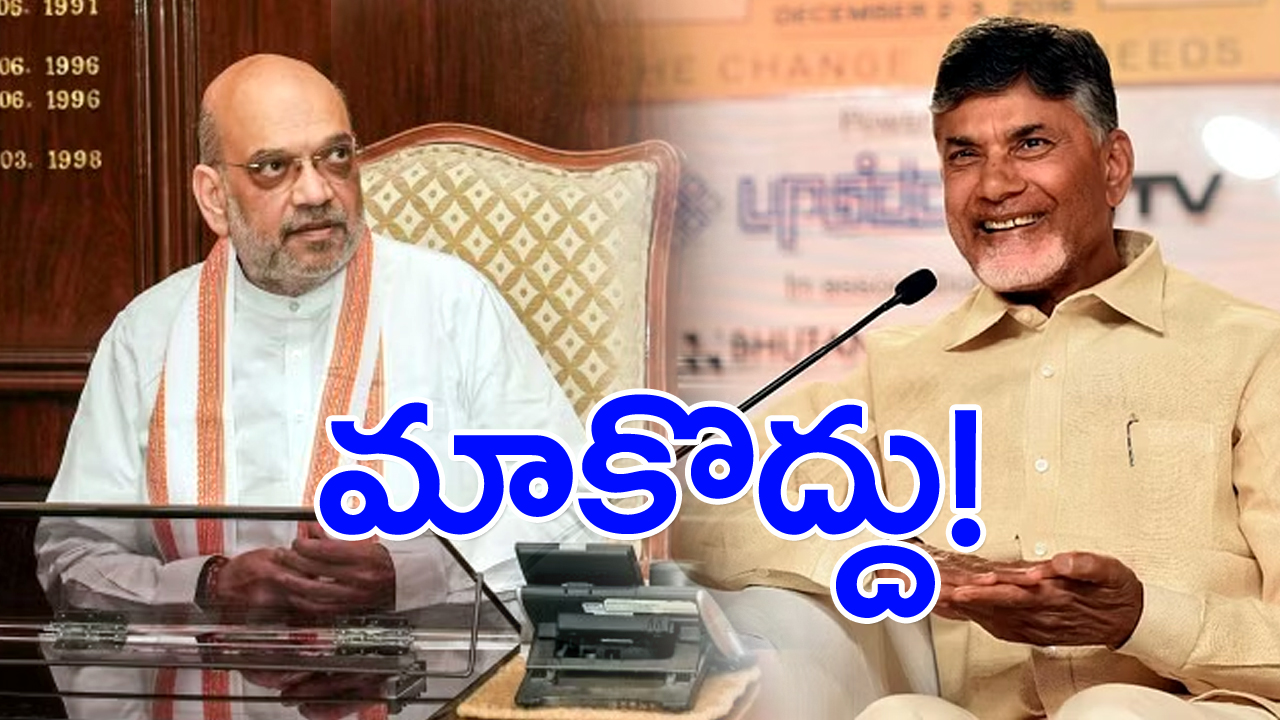 Chandrababu: అమిత్ షా ఫోన్.. అవసరం లేదన్న చంద్రబాబు!