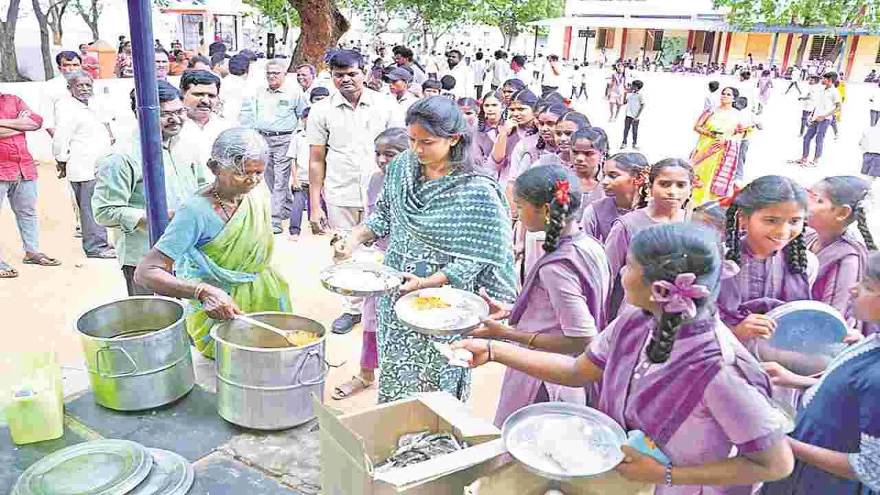 BANDARU SRAVANI : నాణ్యమైన విద్య.. భోజనం అందాలి