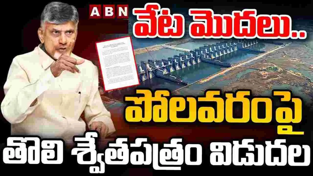 Polavaram Project: పోలవరం ప్రాజెక్ట్‌పై శ్వేతపత్రం విడుదల చేసిన సీఎం చంద్రబాబు.. అసలు లెక్కలు ఇవే