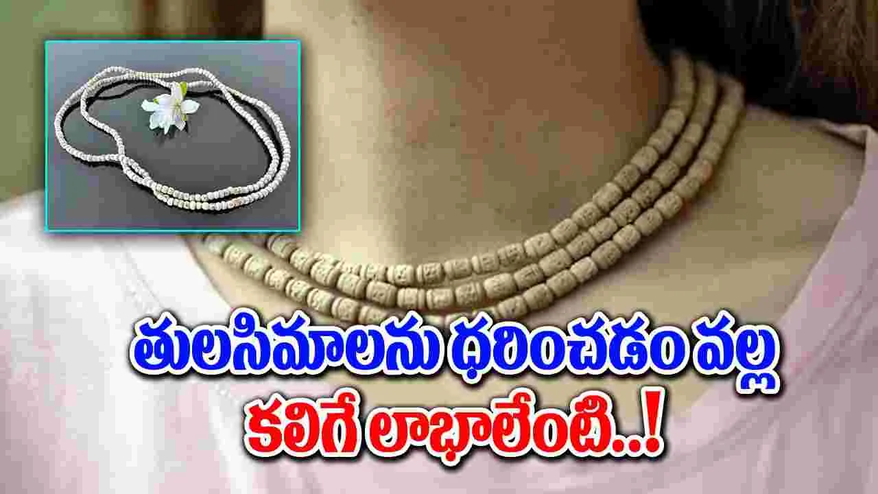 Tulsi Mala : తులసిమాల ధరించడం వల్ల కలిగే 5 ప్రయోజనాలు, దీనిని ధరించాలంటే నియమాలేంటి..!