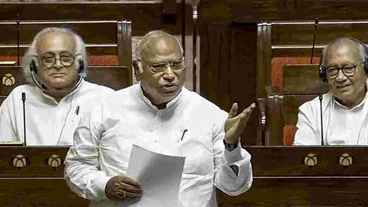 Rajya Sabha: మాది సామాన్యూడి మాట, మోదీది మనసులో మాట: ఖర్గే