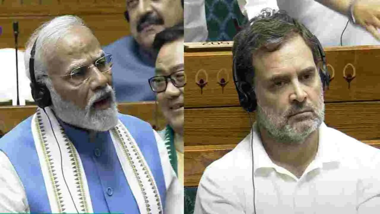 Lok Sabha: రాహుల్‌ను 'చైల్డ్'తో పోల్చిన మోదీ.. సభలో నవ్వులే నవ్వులు