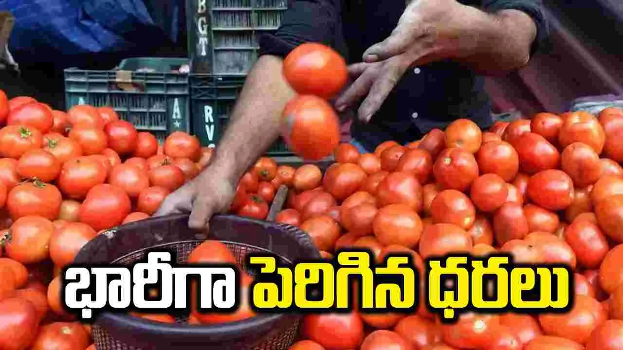 Tomato: పెరిగిన టమాటా ధరలు.. కిలో ఎంతంటే..