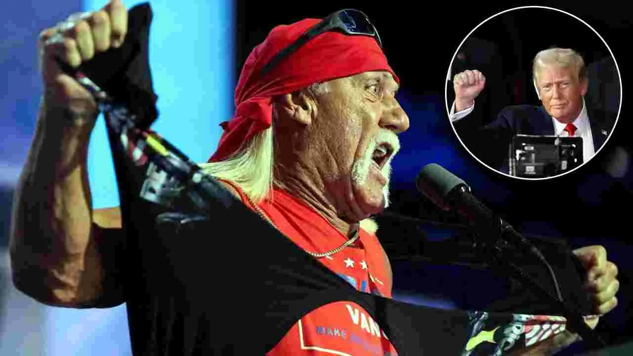 Hulk Hogan Joins ‘Trump-a-mania’: Wrestling Icon Endorses Ex-President and Rips Off His Shirt