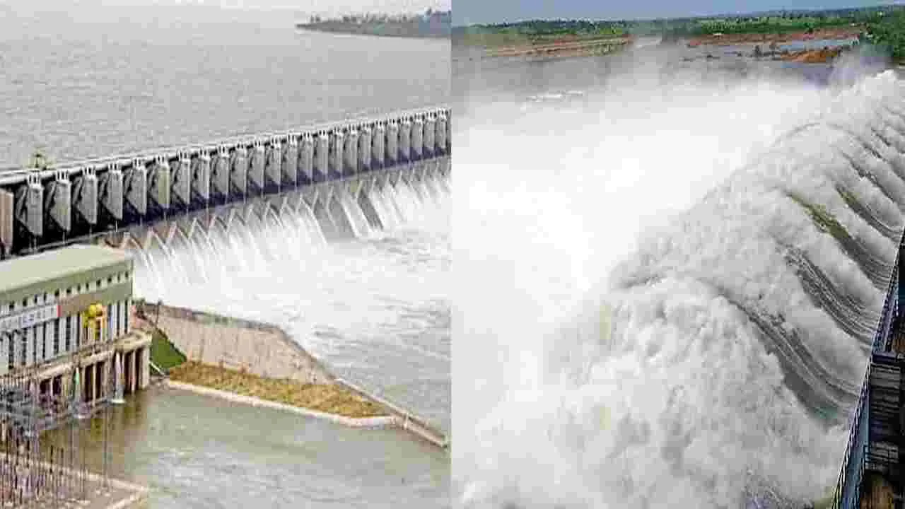 Flooding: కృష్ణా ప్రాజెక్టులకు మళ్లీ పెరిగిన వరద