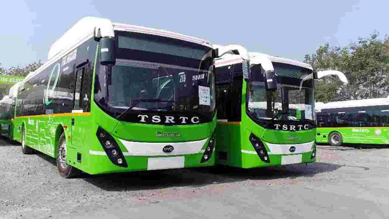 Electric Buses: జిల్లాలకూ ఎలక్ట్రిక్‌ బస్సులు