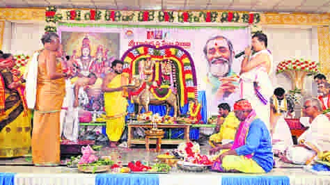 GIRIJA KALYANAM: కనులపండువగా గిరిజా కల్యాణం