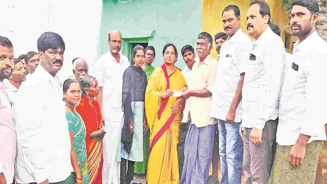 PENSIONS DISTRIBUTION: అర్హులందరికీ పింఛన్లు అందిస్తాం