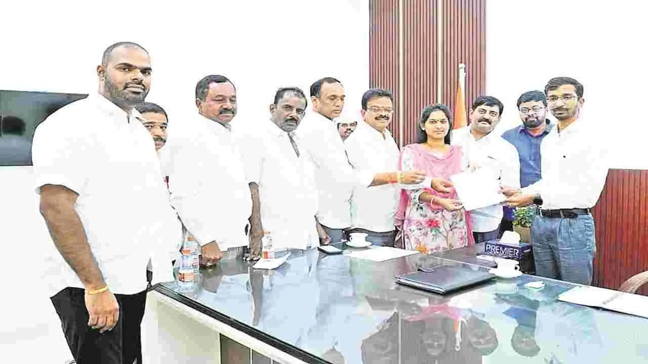 MLA SRAVNI: సాగు, తాగునీటిని అందించండి