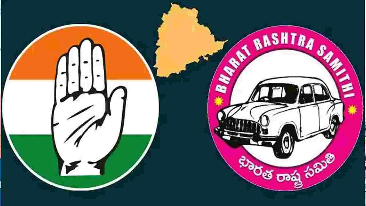 Congress VS BRS: రాజీవ్‌గాంధీ విగ్రహం.. కాంగ్రెస్, బీఆర్ఎస్ పార్టీల మధ్య రభస