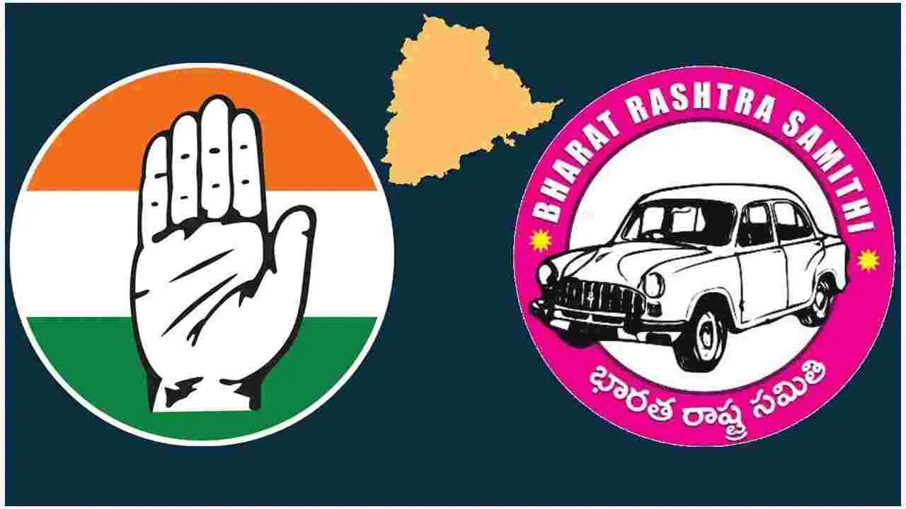 BRS VS Congress  వికారాబాద్ జిల్లాలో ఉద్రిక్తత.. మరోసారి  కాంగ్రెస్, బీఆర్ఎస్ పార్టీల మధ్య ఘర్షణ