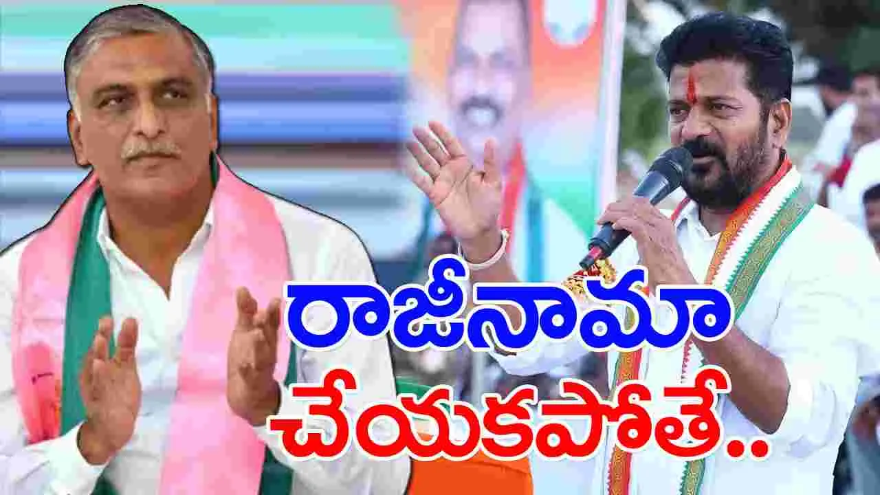 CM Revanth Reddy: హరీష్.. చీము, నెత్తురు ఉంటే రాజీనామా చెయ్!