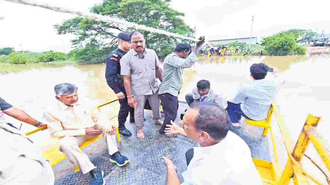 CM Chandrababu  : పూడికలతోనే బుడమేరు ముంపు