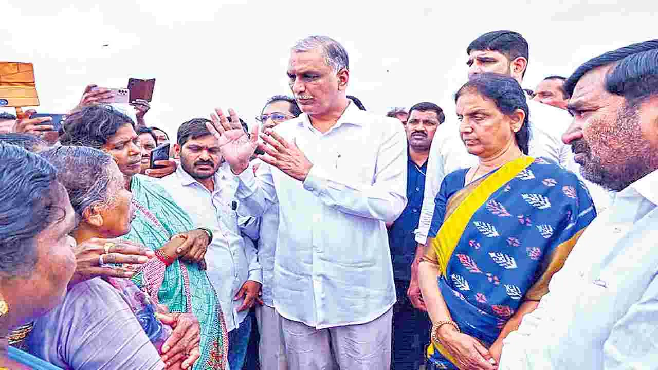 Harish Rao : తొమ్మిది మంది ఎమ్మెల్యేలున్నా9 మందిని కాపాడలేకపోయారు