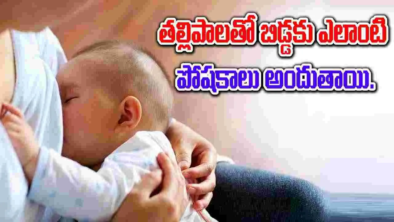 Health Tips : తల్లిపాలతో బిడ్డకు కలిగే ఆరోగ్య ప్రయోజనాలేంటి..! 