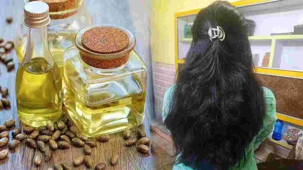 Castor oil: జుట్టు ఒత్తుగా,  పొడవుగా పెరగాలంటే.. ఆముదాన్ని ఇలా వాడి చూడండి..!