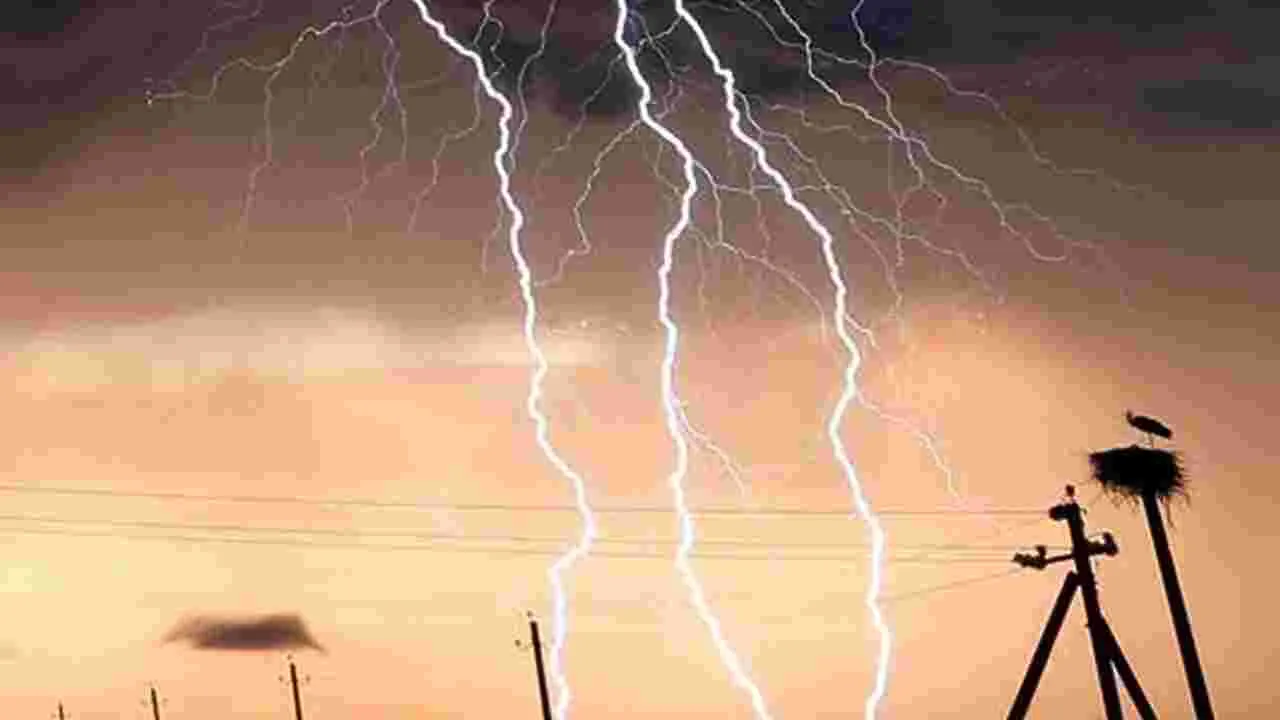 Lightning Effect: పిడుగుపాటుతో ఏడుగురు మృతి, మరో ముగ్గురికి గాయాలు