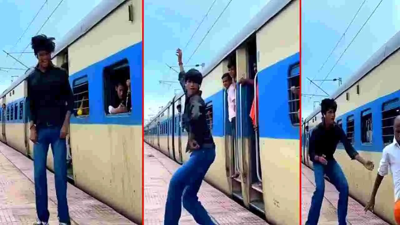 Viral Video: ప్లాట్‌ఫామ్‌పై రీల్ చేస్తున్న యువకుడు.. అప్పుడే రైలు దిగుతున్న వృద్ధుడు.. చివరకు షాకింగ్ ట్విస్ట్.. 