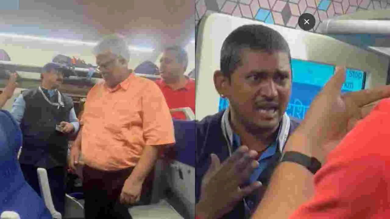 Passenger Slaps: వందే భారత్ స్టాఫ్‌కు దబిడి.. దిబిడే..!!