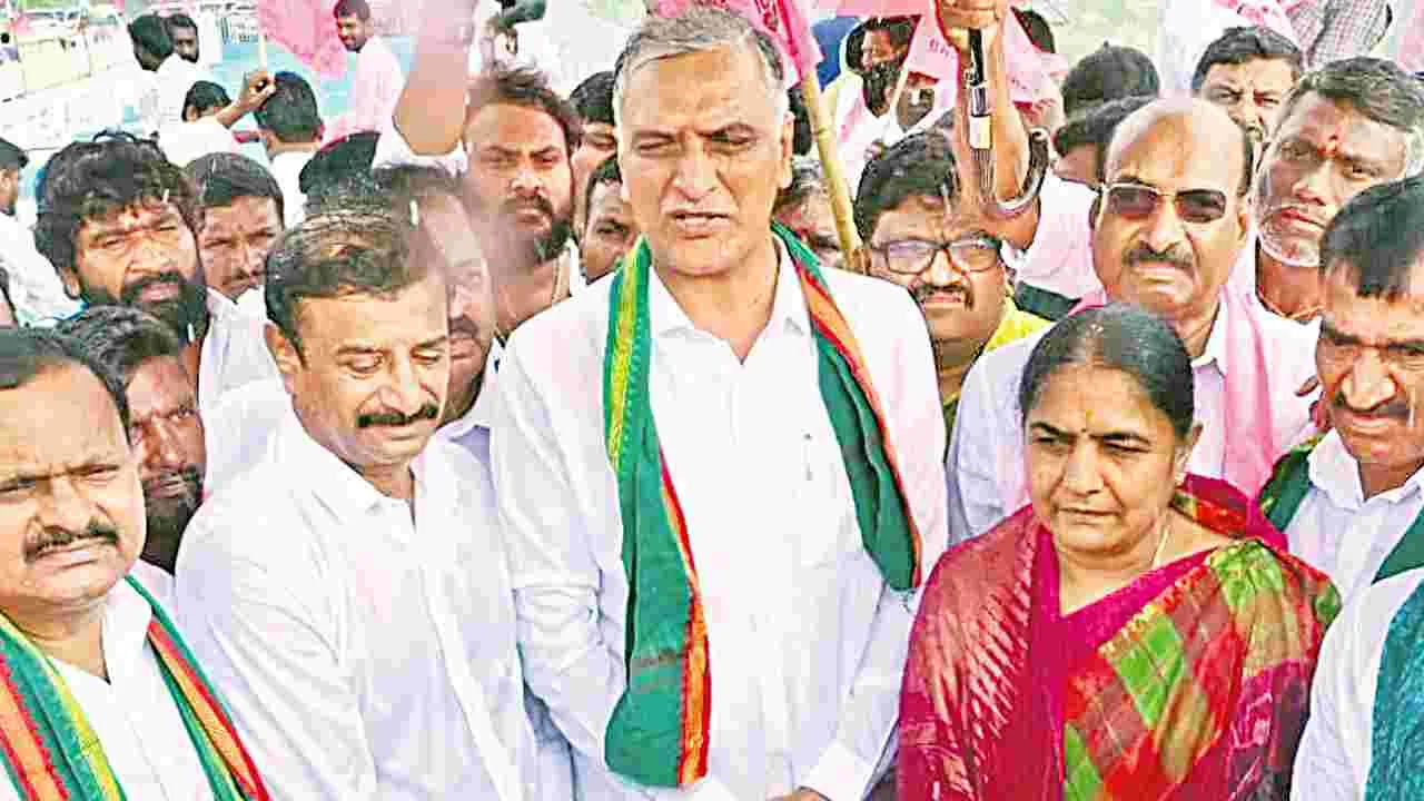 Harish Rao: కాళేశ్వరం కొట్టుకుపోతే.. 21 టీఎంసీల నీరెలా వచ్చింది?