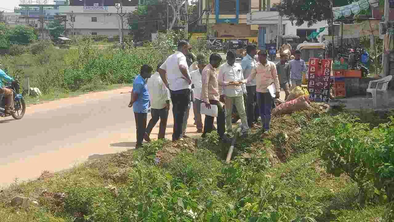 చెన్నూరు, దండేపల్లిలో  చెరువుల సర్వే