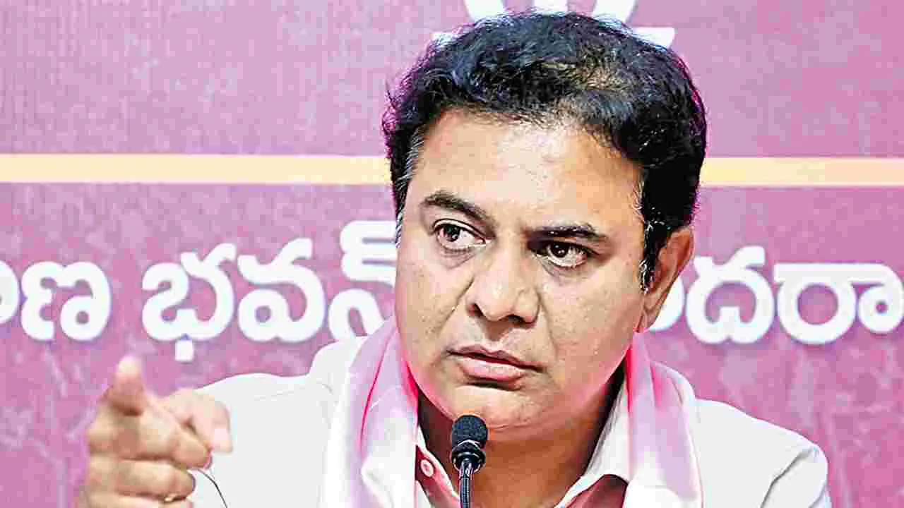 KTR: మేము నిర్మిస్తే కాంగ్రెస్‌ కూల్చేస్తోంది: కేటీఆర్‌ 