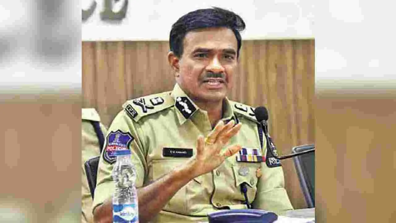 CP CV Anand: డీజే సౌండ్‌ను కట్టడి చేయండి..