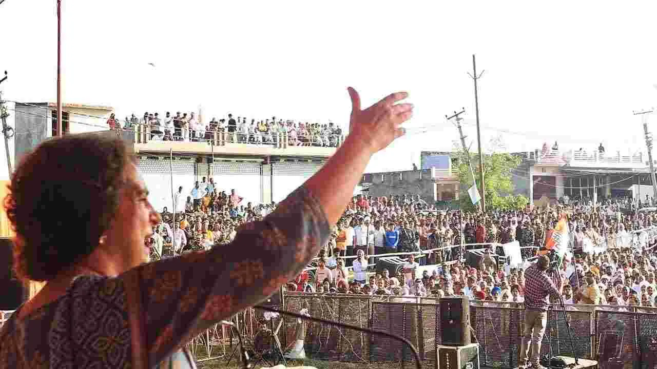 Priyanka Gandhi: ఆయన ఔట్ సైడర్.. పనిచేసేది కూడా ఔట్ సైడర్ల కోసమే