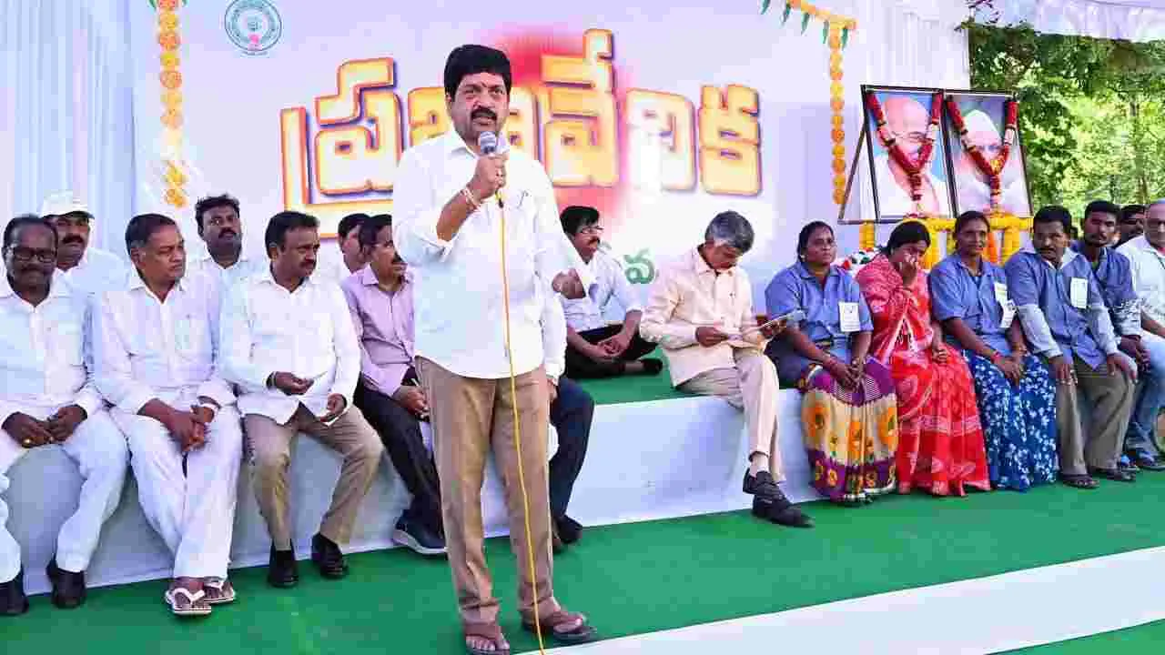 స్వచ్ఛత హీ సేవా కార్యక్రమంలో సీఎం చంద్రబాబు