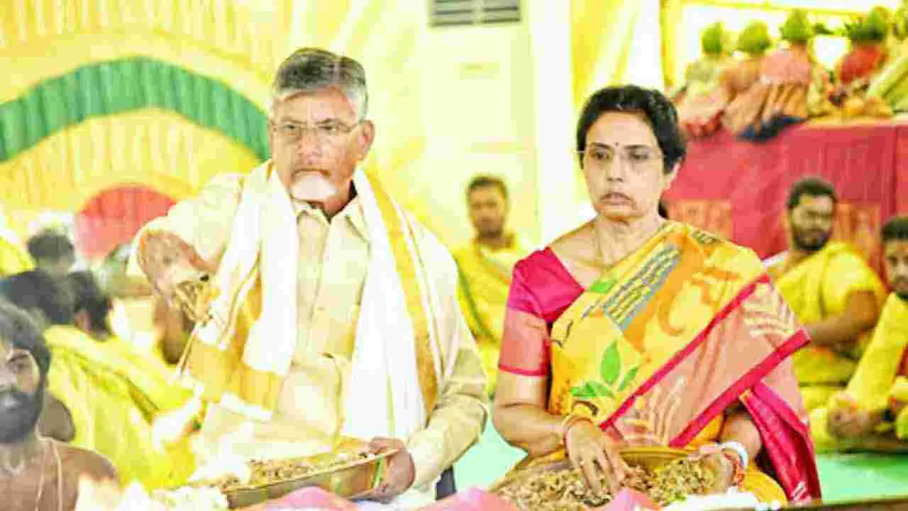 CM Chandrababu : నేడు శ్రీవారి బ్రహ్మోత్సవాలకు సీఎం చంద్రబాబు