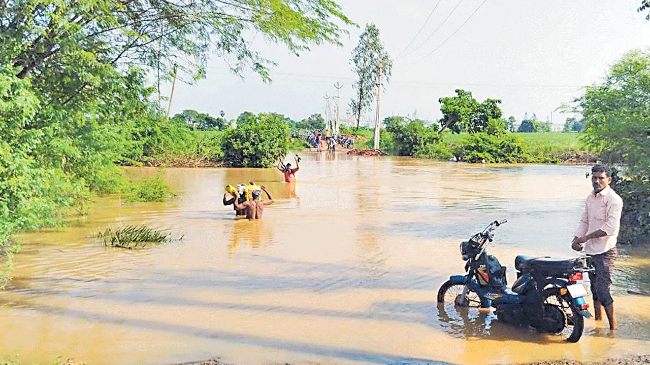 సుద్దగడ్డకు మళ్లీ వరద