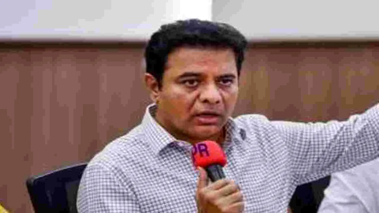 KTR : రాష్ట్ర ఆదాయం తగ్గుతోంది 