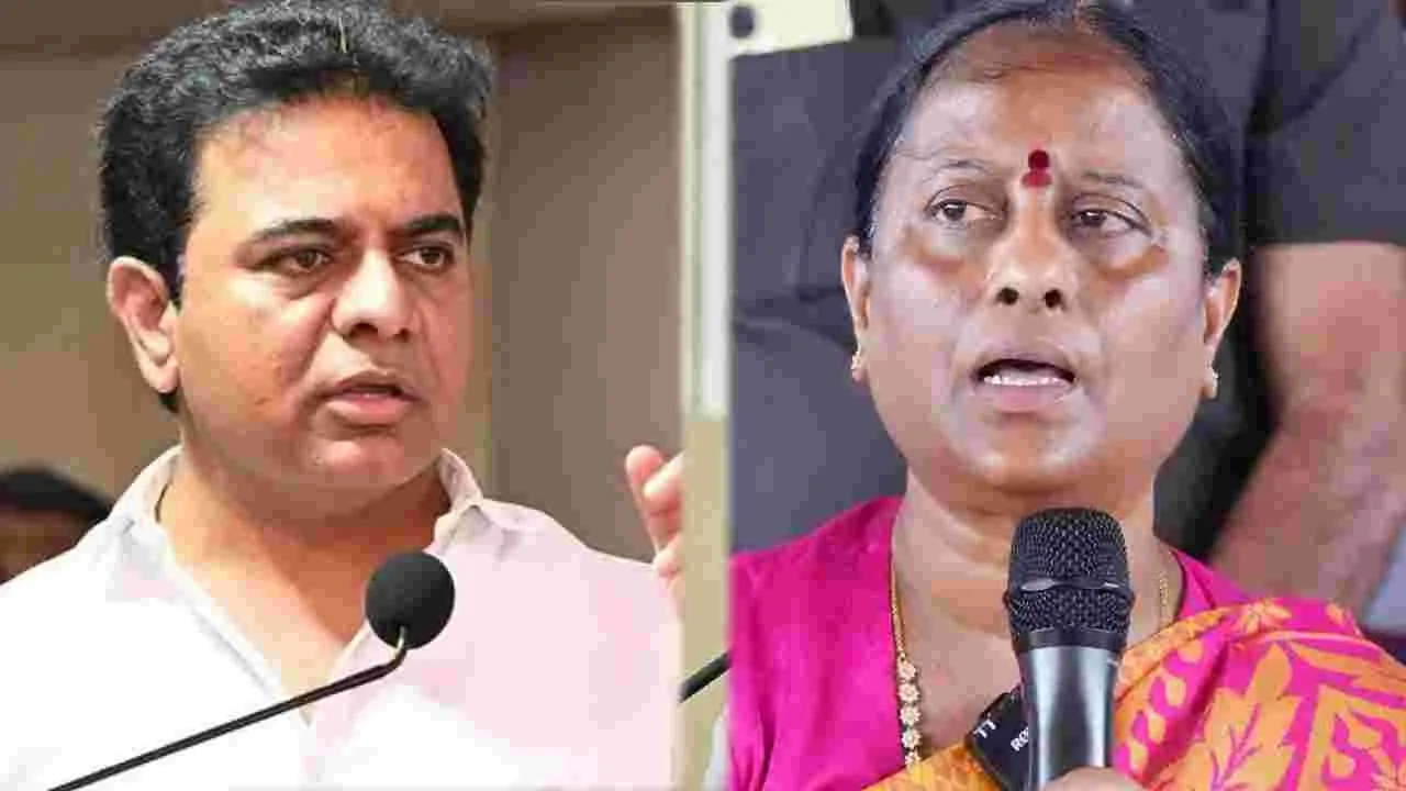 KTR: కొండా సురేఖపై నాంపల్లి కోర్టుకు కేటీఆర్