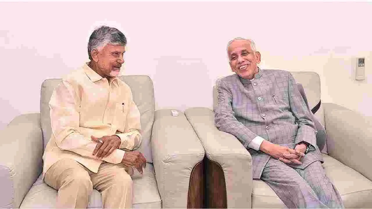 CM Chandrababu: గవర్నర్‌ అబ్దుల్ నజీర్‌తో సమావేశమైన సీఎం చంద్రబాబు 