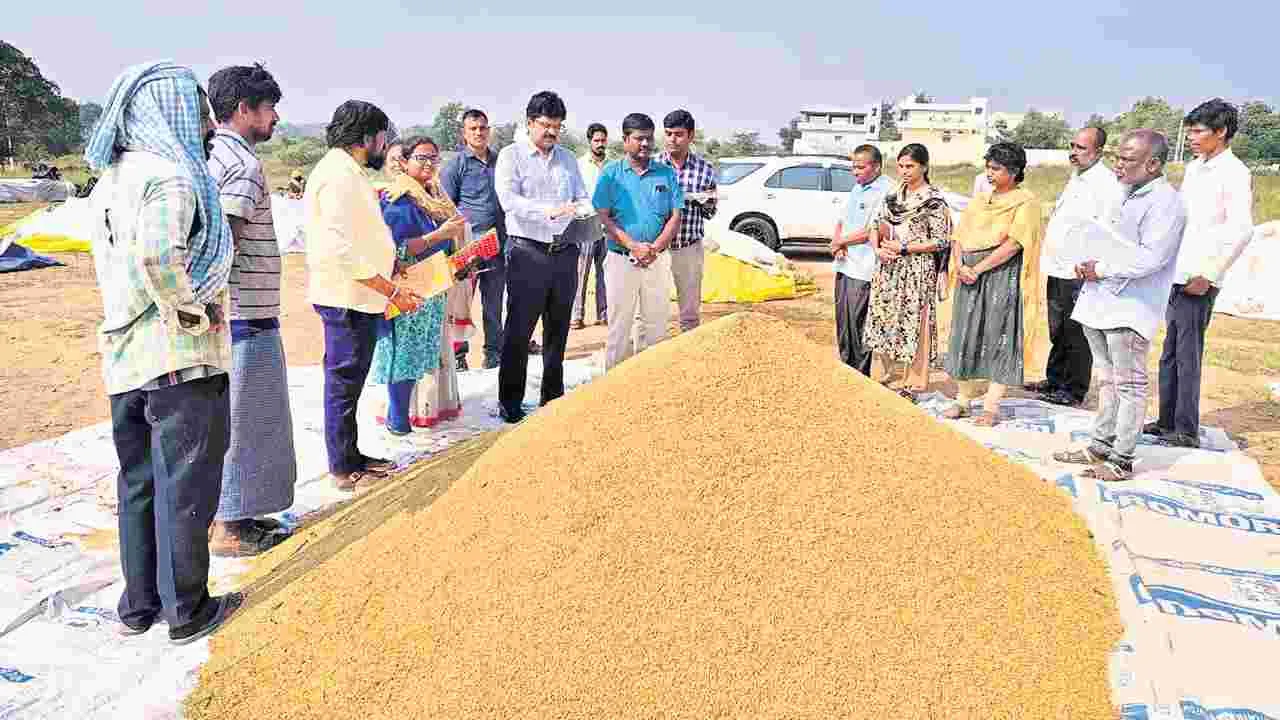 ధాన్యం కొనుగోళ్లలో వేగం పెంచాలి