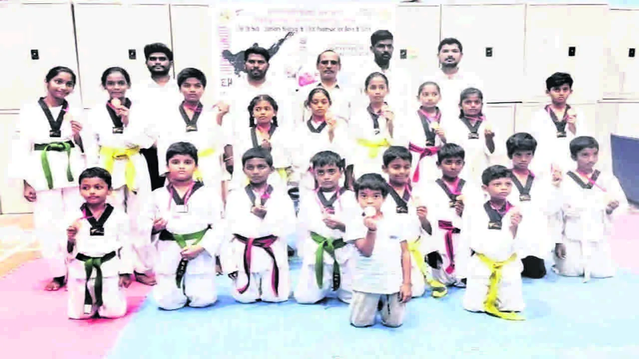 SPORTS : జిల్లా స్థాయి తైక్వాండో క్రీడాకారుల ఎంపిక