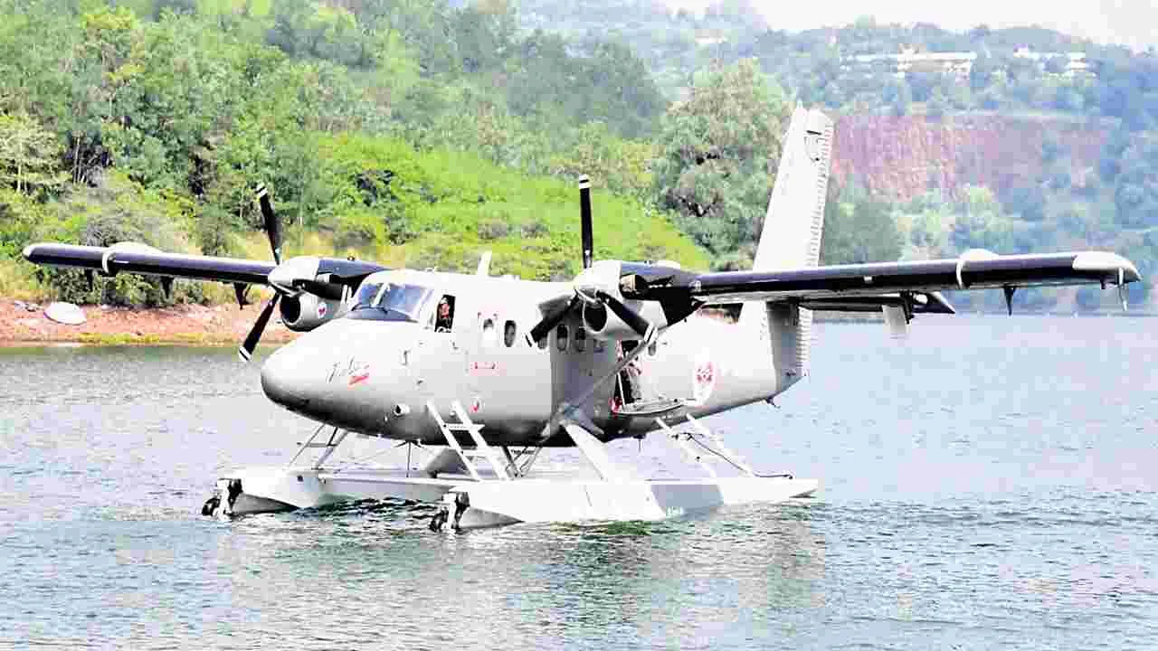 Srisailam: జలాలపై జాలీగా.. ఆకాశమే హద్దుగా..