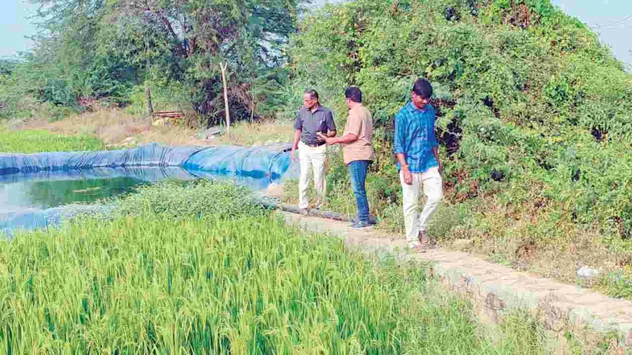 వ్యవసాయ క్షేత్రాలా?   నీటి అక్రమ వ్యాపార కేంద్రాలా? 