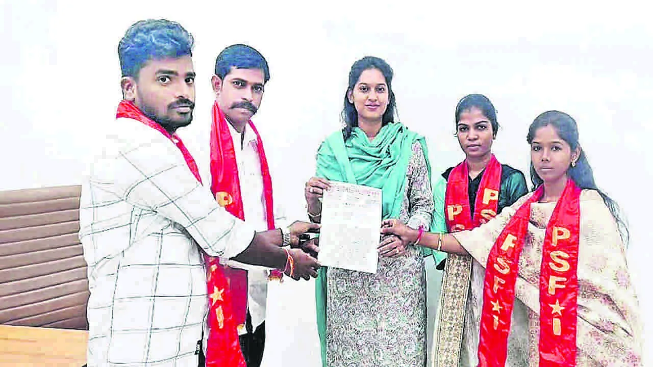 MLA SHRAVANISHREE:  గురుకులంలో మౌలిక వసతులు కల్పించండి