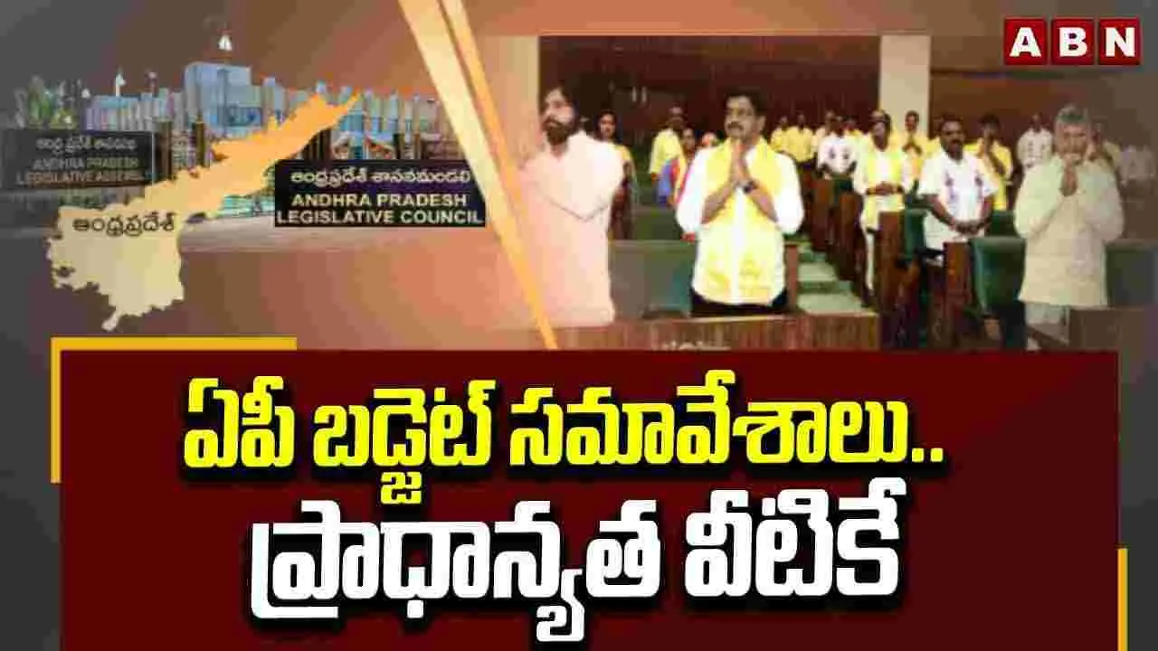 Budget 2024:  ఏపీ బడ్జెట్ సమావేశాలు.. ప్రాధాన్యత వీటికే ..