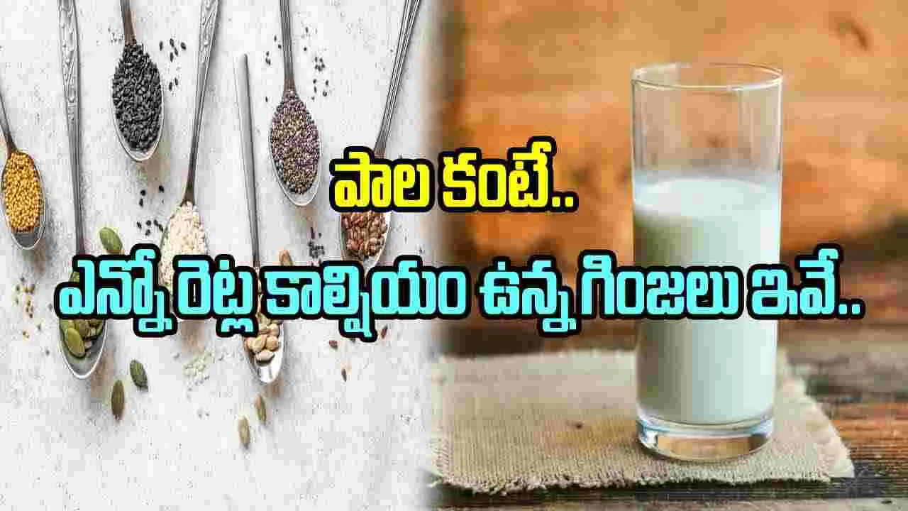 Calcium: పాల కంటే 8రెట్ల కాల్షియం ఉన్న గింజలు.. రోజూ ఓ స్పూన్ తింటే ఎముకలు ఉక్కులా మారడం ఖాయం..