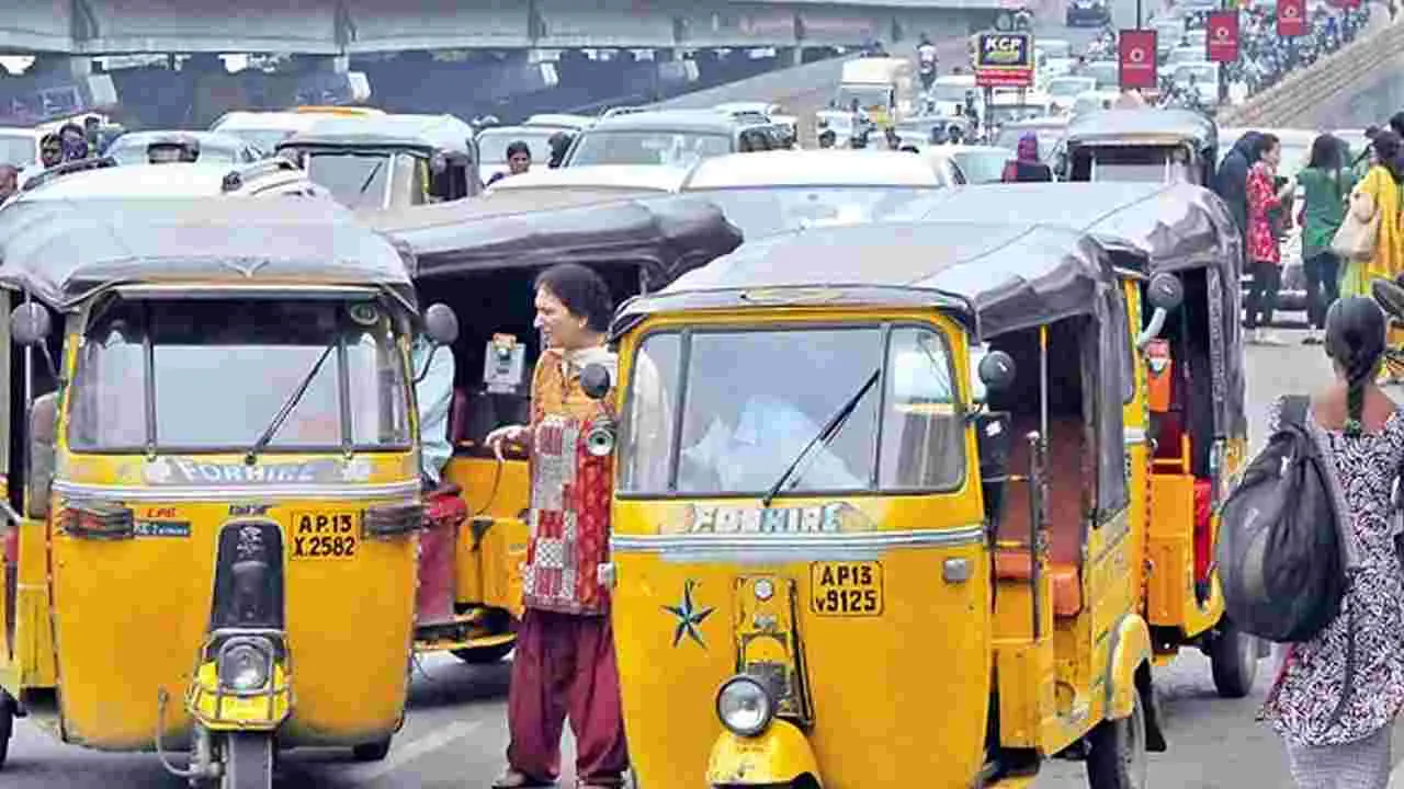 Auto Drivers: 7న రాష్ట్రవ్యాప్తంగా ఆటోల బంద్‌