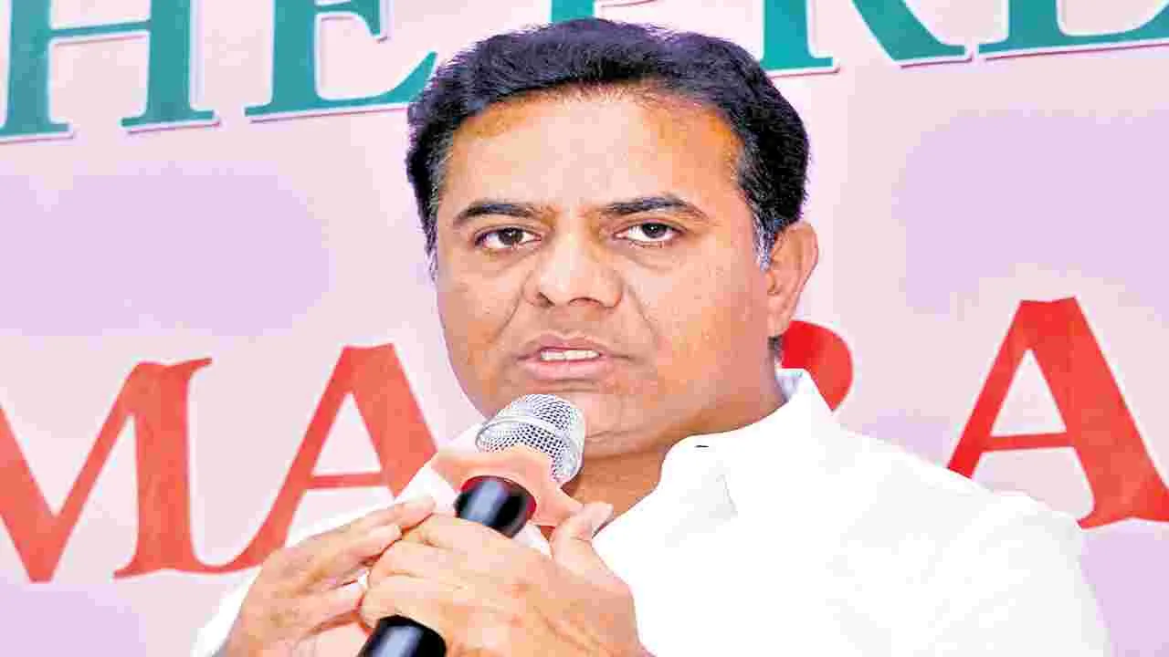 KTR: అదానీతో బీజేపీ, కాంగ్రెస్‌ అనుబంధం దేశానికే అవమానం: కేటీఆర్‌