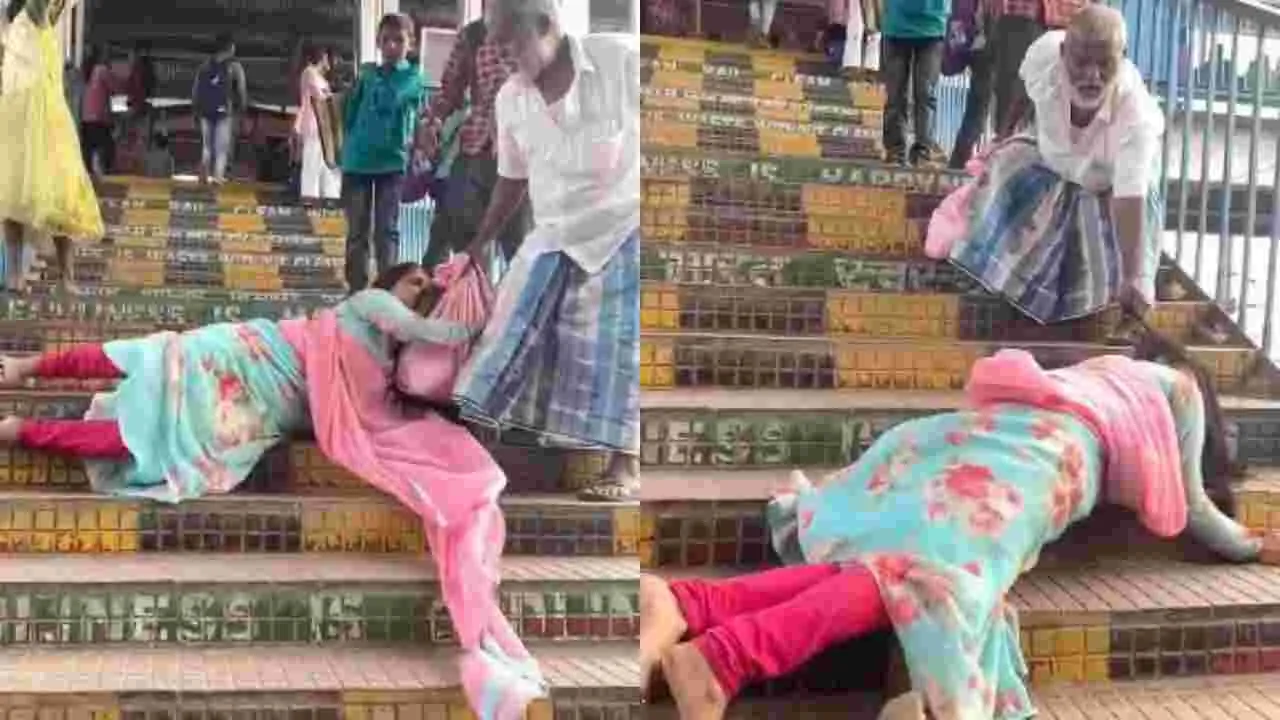 Viral Video: పోయే కాలం అంటే ఇదే.. జస్ట్ మిస్.. లేదంటే...