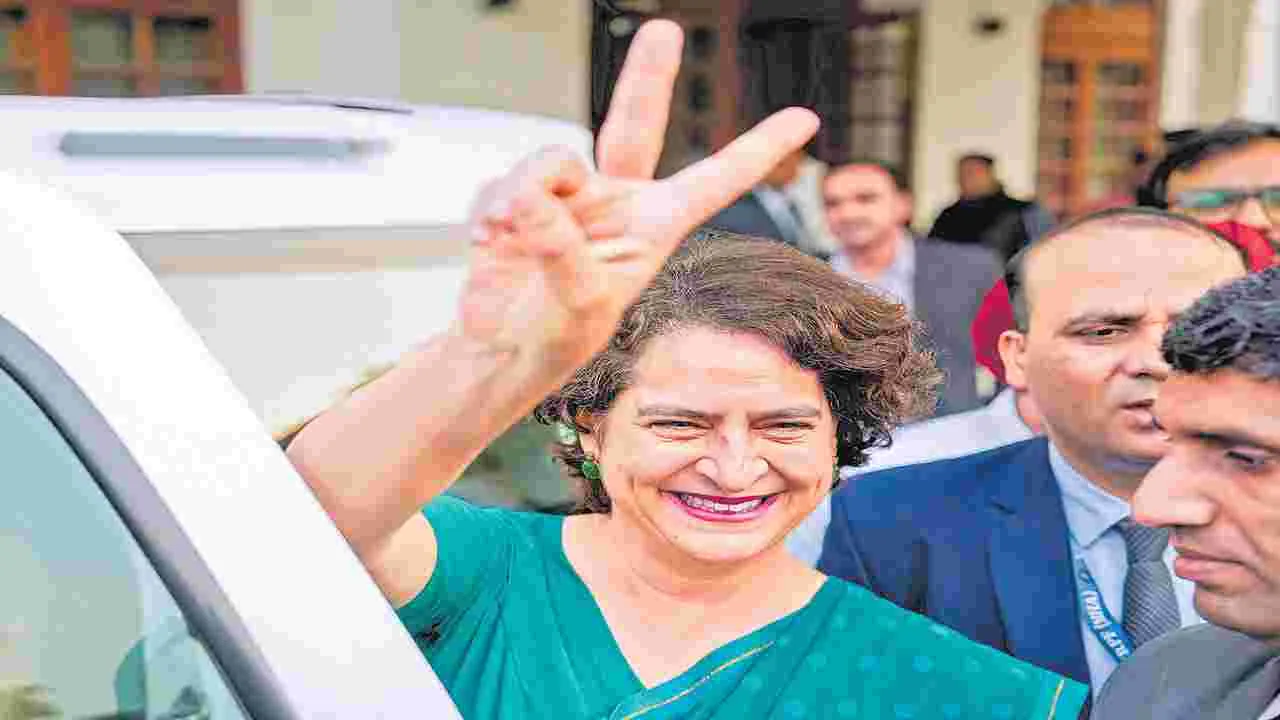 Priyanka Gandhi : వయనాడ్‌లో ప్రియాంకకు పట్టం